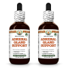 Adrenal Gland Support Alcohol-FREE Herbal Liquid Extract, Adrenal Support Glycerite 2x2 Oz