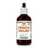 Period Relief Alcohol-FREE Herbal Liquid Extract, Period Relief Vitex, Wild Yam, Alfalfa Glycerite 4 Oz
