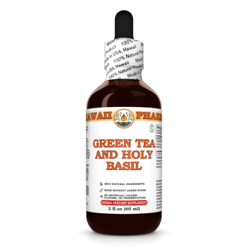 Green Tea and Holy Basil · Kräutermischung, alkoholische Tinktur