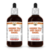 Green Tea and Holy Basil Liquid Extract, Green Tea Dried Leaf, Holy Basil Dried Herb Tincture 2x4 Oz