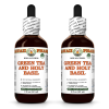 Green Tea and Holy Basil Alcohol-FREE Herbal Liquid Extract, Green Tea Dried Leaf, Holy Basil Dried Herb Glycerite 2x2 Oz