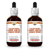 California Poppy and St John's Wort Liquid Extract, Organic California Poppy Dried Aerial Parts and St John's Wort Dried Flower Tincture 2x2 Oz