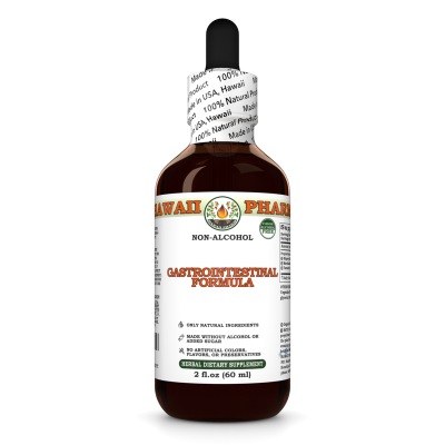 Gastrointestinal Formula Alcohol-FREE Herbal Liquid Extract, Slippery Elm Dried Bark, Marshmallow Dried Root, Turmeric Dried Root Glycerite