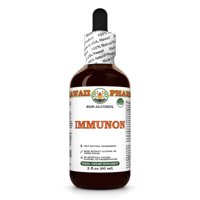 Immunon - Hawaii Pharm Absolutely Natural Premium Quality ALCOHOL-FREE Liquid Extract Herbal Supplement