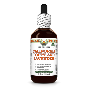 California Poppy and Lavender · Kräutermischung, alkoholfreier Extrakt