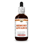 Memory Advance Liquid Extract, Ginkgo, Sage, Brahmi, Yerba Mate, Schisandra, Turmeric, Rosemary Tincture Herbal Supplement
