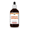 Memory Advance Liquid Extract, Ginkgo, Sage, Brahmi, Yerba Mate, Schisandra, Turmeric, Rosemary Tincture Herbal Supplement 4 Oz