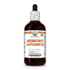 Memory Advance Alcohol-FREE Herbal Liquid Extract, Ginkgo, Sage, Brahmi, Yerba Mate, Schisandra, Turmeric, Rosemary Glycerite 4 Oz
