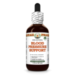 Blood Pressure Support Alcohol-FREE Herbal Liquid Extract, Hawthorn Dried Leaf and Flower, Motherwort Dried Herb, Marshmallow Dried Herb, Flax Seed.