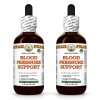 Blood Pressure Support Alcohol-FREE Herbal Liquid Extract, Hawthorn Dried Leaf and Flower, Motherwort Dried Herb, Marshmallow Dried Herb, Flax Seed. 2x2 Oz