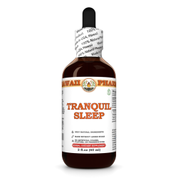 Tranquil Sleep Liquid Extract, Rhodiola Dried Root, Valerian Dried Root, Chamomile Dried Flower Tincture
