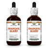 Tranquil Sleep Alcohol-FREE Herbal Liquid Extract, Rhodiola Dried Root, Valerian Dried Root, Chamomile Dried Flower Glycerite 2x2 Oz