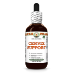 Cervix Support Alcohol-FREE Herbal Liquid Extract, Green Tea leaf, Turmeric root Glycerite