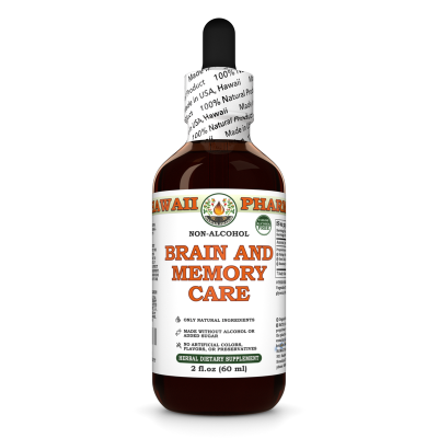 Brain And Memory Care Alcohol-FREE Herbal Liquid Extract, Ginkgo Leaf, Gotu Kola Herb, Rosemary Leaf Glycerite