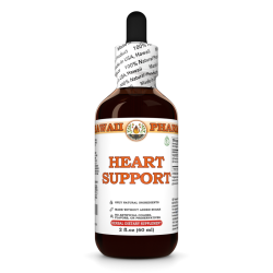 Heart Support Liquid Extract, Reishi (Ganoderma Lucidum) Dried Mushroom, Garlic (Allium Sativum) Dried Bulb Tincture
