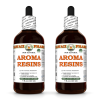 Aroma Resins Alcohol-FREE Herbal Liquid Extract, Opopanax, Copal, Frankincense, Myrrh Gum and Dragons Blood Glycerite 2x4 Oz