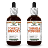 Tonsils Support Alcohol-FREE Herbal Liquid Extract, Hawthorn Dried Flower, Kudzu Dried Root, Arjuna Dried Root Glycerite 2x2 Oz