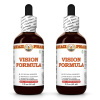 Vision Formula Liquid Extract, Reishi mushroom, Rhodiola root, Cat's Claw inner bark Tincture Herbal Supplement 2x2 Oz