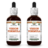 Vision Formula Alcohol-FREE Herbal Liquid Extract, Reishi mushroom, Rhodiola root, Cat's Claw inner bark Glycerite 2x2 Oz