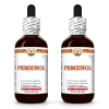 FEMENOL - Hawaii Pharm Absolutely Natural Premium Quality Liquid Extract Herbal Supplement 2x2 Oz