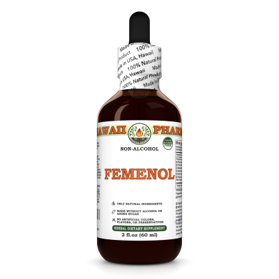 Femenol - Hawaii Pharm Absolutely Natural Premium Quality ALCOHOL-FREE Liquid Extract Herbal Supplement