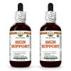 Skin Support Alcohol-FREE Herbal Liquid Extract, Burdock, Milk Thistle, Dandelion, Stinging Nettle Glycerite 2x2 Oz
