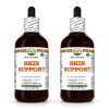 Skin Support Alcohol-FREE Herbal Liquid Extract, Burdock, Milk Thistle, Dandelion, Stinging Nettle Glycerite 2x4 Oz