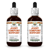 Joint Comfort Support Alcohol-FREE Extract, Ginger, Turmeric, Frankincense, Cat's Claw, White Willow, Cranberry Glycerite 2x2 Oz