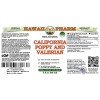 California Poppy and Valerian Alcohol-FREE Herbal Liquid Extract, Organic California Poppy and Valerian Root Glycerite