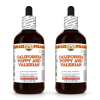 California Poppy and Valerian Liquid Extract, Organic California Poppy Dried Aerial Parts and Valerian Dried Root Tincture 2x4 Oz