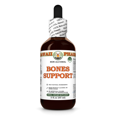 Bones Support Alcohol-FREE Herbal Liquid Extract, Garlic Dried Bulb, Eleuthero Dried Root, Barberry Dried Root Bark Glycerite