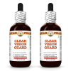 Clear Vision Guard Liquid Extract, Eyebright herb, Bilberry berry, Grape seed, Thyme leaf, Schisandra berry Tincture Herbal Supplement 2x2 Oz