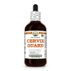 Cervix Guard Alcohol-FREE Herbal Liquid Extract, Green Tea leaf, Astragalus root, Holy Basil leaf, Thyme leaf, Ginger root, Turmeric rhizome Glycerite 4 Oz