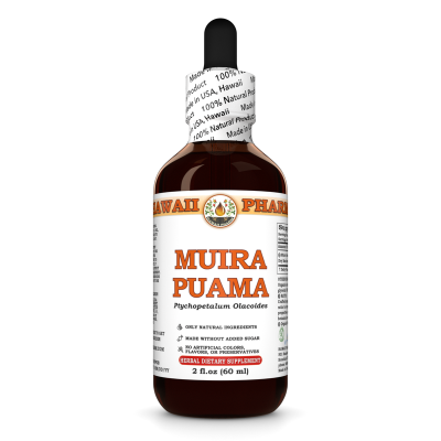 Muira Puama Liquid Extract, Organic Muira Puama (Ptychopetalum Olacoides) Tincture