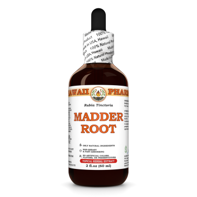 Madder Root Liquid Extract, Madder Root (Rubia Tinctoria) Dried Root Tincture