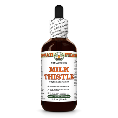 Milk Thistle Alcohol-FREE Liquid Extract, Organic Milk Thistle (Silybum marianum) Dried Seed Glycerite