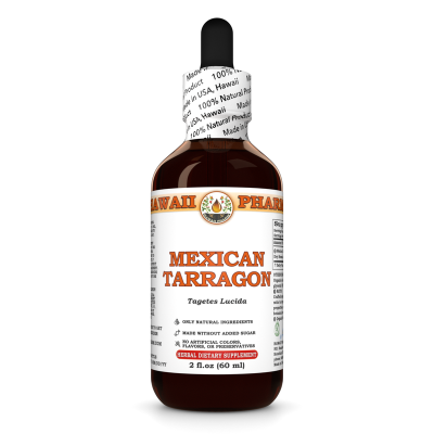 Mexican Tarragon Liquid Extract, Organic Mexican Tarragon (Tagetes Lucida) Dried Steams and Flower Tincture