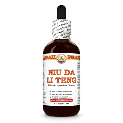 Niu Da Li Teng (Millettia Speciosa Champ.) Tincture, Dried Stems Liquid Extract, Callerya speciose Champ., Herbal Supplement