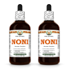 Noni Alcohol-FREE Liquid Extract, Organic Noni (Morinda Citrifolia) Dried Fruit Glycerite 2x4 Oz