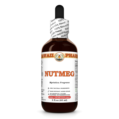 Nutmeg Liquid Extract, Organic Nutmeg (Myristica Fragrans) Dried Nut Tincture