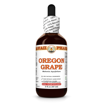 Oregon Grape Liquid Extract, Oregon Grape (Mahonia aquifolium) Dried Root Tincture