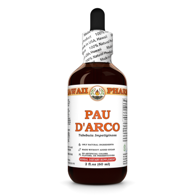 Pau D'Arco Liquid Extract, Pau D'Arco Liquid (Tabebuia Impetiginosa) Dried Bark Tincture