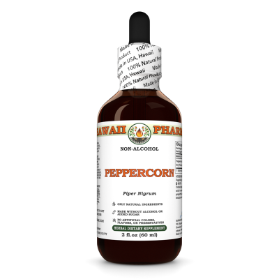 Peppercorn (Piper Nigrum) Tincture, Dried Fruit ALCOHOL-FREE Liquid Extract