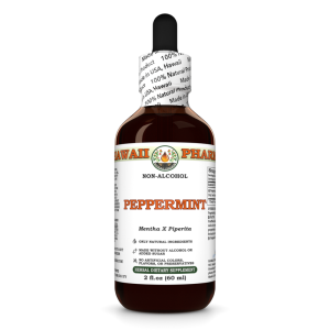 Peppermint Alcohol-FREE Liquid Extract, Peppermint (Mentha X Piperita) Dried Leaf Glycerite