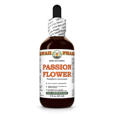 Passion Flower Alcohol-FREE Liquid Extract, Organic Passion Flower (Passiflora Incarnata) Dried Herb Glycerite