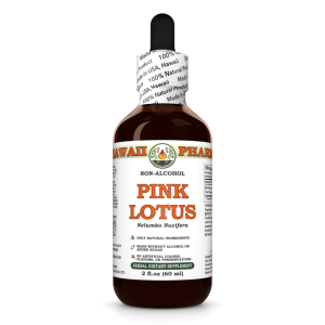 Pink Lotus Alcohol-FREE Liquid Extract, Sacred Water Lotus (Nelumbo nucifera) Dried Flower Glycerite