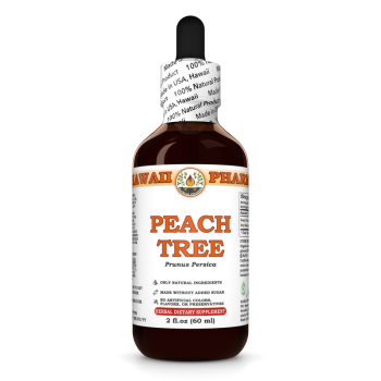 Prunus persica · Rinde, alkoholische Tinktur