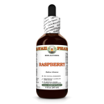 Raspberry Alcohol-FREE Liquid Extract, Organic Raspberry (Rubus idaeus) Dried Leaf Glycerite