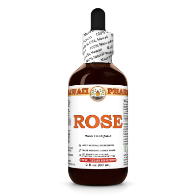 Rose Liquid Extract, Rose (Rosa Centifolia) Dried Petals Tincture