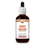 Red Sage Liquid Extract, Organic Red Sage (Salvia Miltiorrhiza) Dried Root Tincture